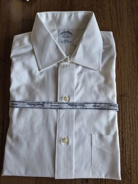 Brooks Brothers White Men's Dress Shirt